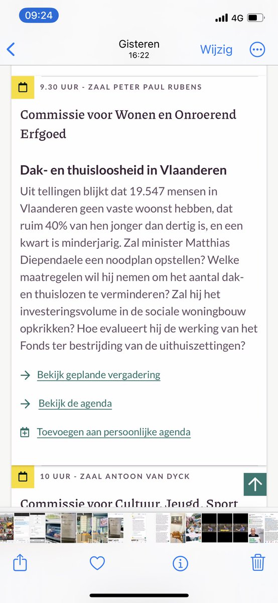 Bijna 20.000 (!) mensen zijn momenteel dak- en thuisloos in Vlaanderen. Totaal onaanvaardbaar. Tijd voor een noodplan! Zo meteen debat met minister @MDiependaele in commissie wonen van #vlaamsparlement. - @groen