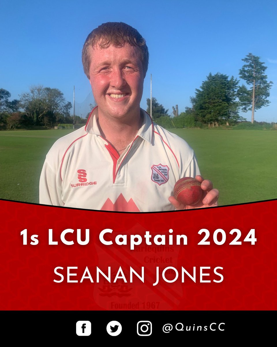 Cork Harlequins CC (@quinscc) on Twitter photo Congratulations to Shivam Kislay and Sèanan Jones on their appointment as 1st team captains in the MCU and LCU respectively. Best of luck to both for the coming season <a href="/MunsterCricket/">Munster Cricket</a> <a href="/cricketleinster/">Cricket Leinster</a> #QuinsCC Congratulations to Shivam Kislay and Sèanan Jones on their appointment as 1st team captains in the MCU and LCU respectively. Best of luck to both for the coming season <a href="/MunsterCricket/">Munster Cricket</a> <a href="/cricketleinster/">Cricket Leinster</a> #QuinsCC