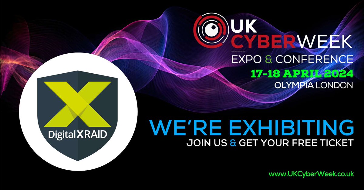 It's the last day of #UKCyberWeek! Don't forget to visit our stand to learn about how we can safeguard your business with industry leading #cybersecurity.

#cyberprotection #securityservices