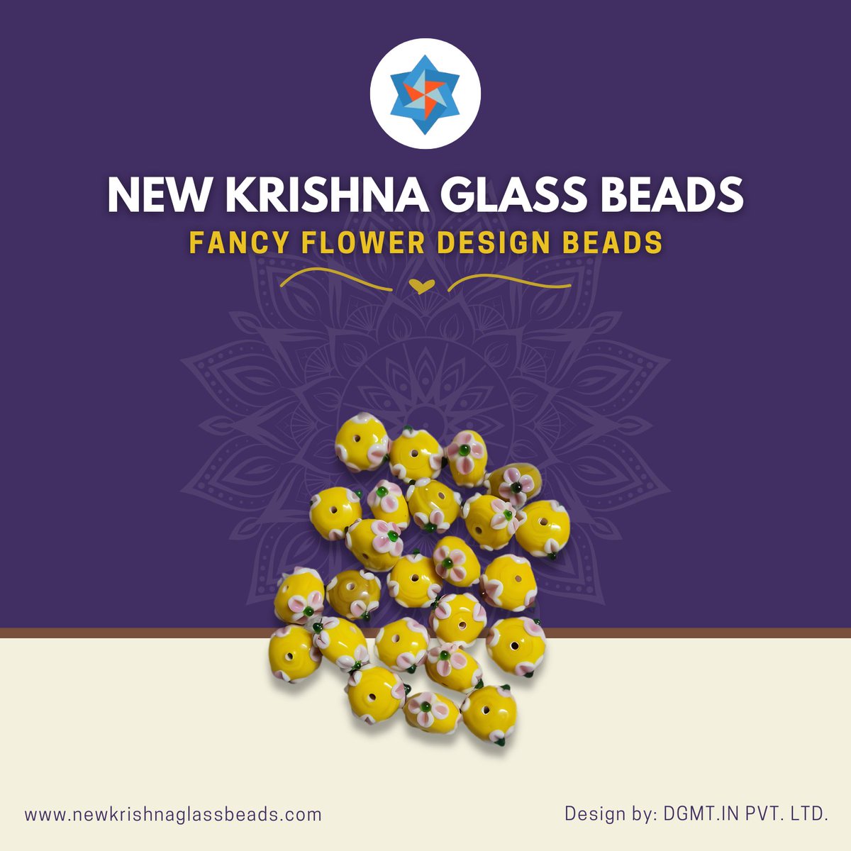 Dress up your jewelry creations with our newest Fancy Flower Design Glass Beads from Krishna! 🌸✨ Elevate your designs with these stunning additions. Shop now and add a touch of elegance to your collection! 

#KrishnaGlassBeads #FancyFlowerDesign #JewelryDesigns