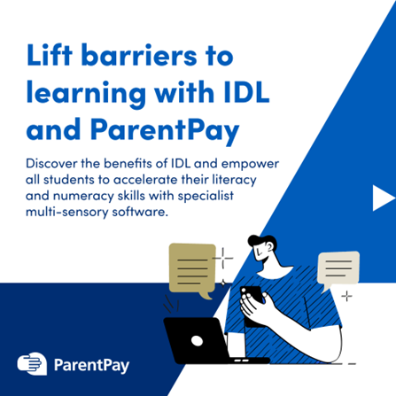 ParentPay's tweet photo. Support all pupils with their numeracy and literacy skills using powerful, multi-sensory education software from @IDLCloud, now available to add to your ParentPay subscription.

Enquire today: https://t.co/EGOvkZdjwl

#EdTech #DyslexiaAwareness https://t.co/EYgrRII4pE