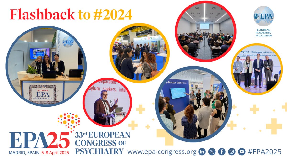 #EPA2024 was a Congress to remember and we are still energised with inspiration and innovation!🪧 Remember to keep up to date with our social media platforms for more information and registration for #EPA2025! 

#MentalHealth #MentalHealthCare #Psychiatry