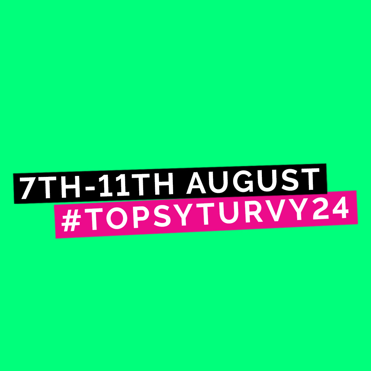 Save The Date! 'Topsy Turvy' is back for 2024... Theatre Porto's spectacular arts celebration returns to #WhitbyPark #EllesmerePort #Cheshire… 7th to 11th August! MORE > theatreporto.org/topsyturvy24/
 
#TopsyTurvy24 #LetsCreate #CheshireArts #FamilyFun #SummerFun #Theatre #RT #Share