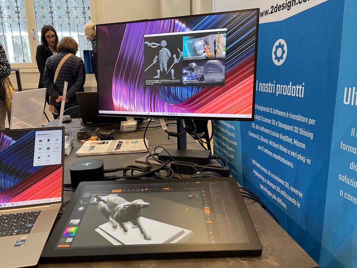 appersoft's tweet photo. Nello stand del Fuori Salone di Via Tortona , 15 Milano, abbiamo in dimostrazione la nuova tavoletta grafica #Wacom #Cintiq 17 

#tortonadesignweek #TDW24 #fuorisalone #walkofdesign #milanodesignweek #MDW24 #milano #design https://t.co/Gd1ngvaluY