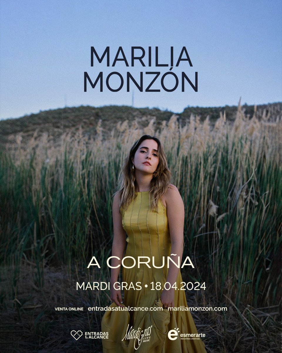 Jueves noche!! Inicio 21:30. @mariliamonzon en directo, con banda. Maravilla de voz y de canciones. #Coruña #Coruna #Conciertoscoruna @esmerarte