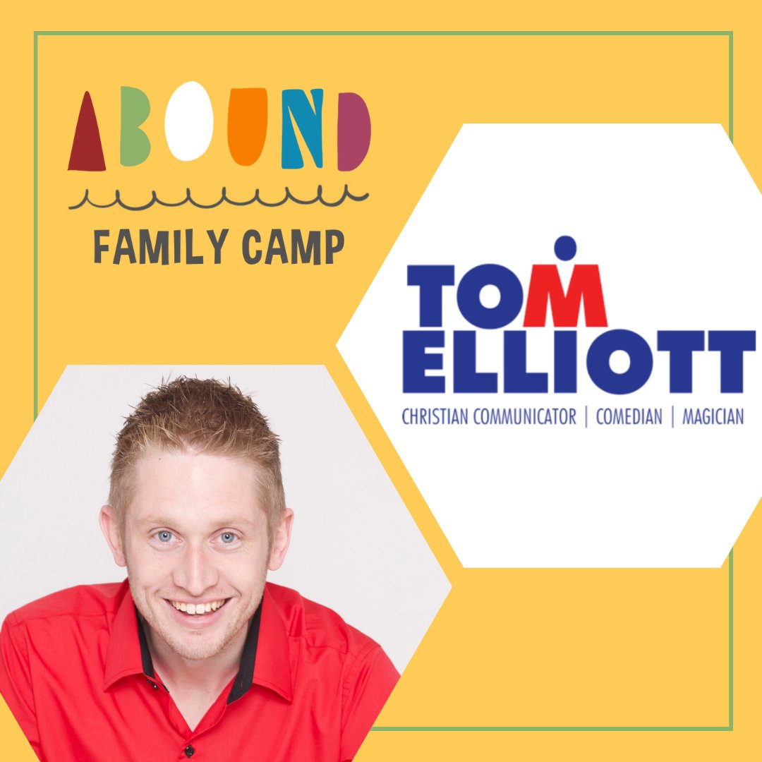 🌟SPECIAL GUEST ANNOUNCEMENT!🌟 We're so excited to be welcoming Tom Elliot to Abound family camp this year! He is ready to bring us a night of fun and laughs at Abound and you don't want to miss it! 
Book your tickets for Abound today: 4front-theatre.com/abound-family-…
