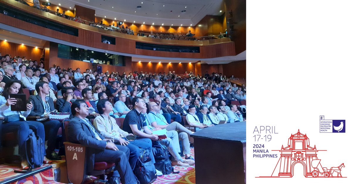 IHSIGsymposium's tweet photo. 🌟 The 8th International Conference on Poultry Intestinal Health is a great success, with over 800 delegates coming together to share knowledge, ideas, and innovations! 🎉 Stay tuned for our closing session tomorrow, where we'll unveil the NEW location for our next conference! 🌍 https://t.co/noafuimqJZ