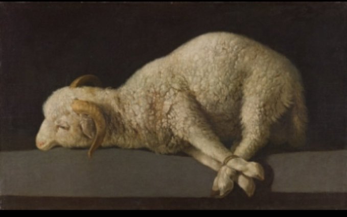 Yo soy el pan de vida, el que coma de este pan vivirá para siempre. #Zurbarán Museo del Prado