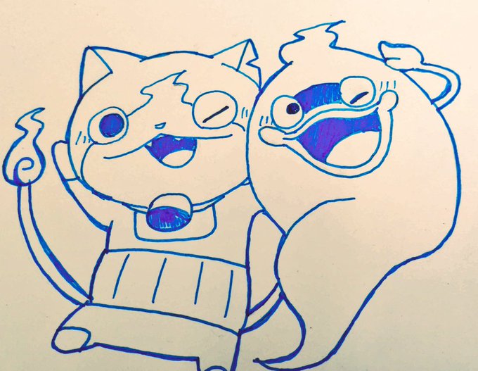 描いたのこれ…かわいく描けた気がする絵 