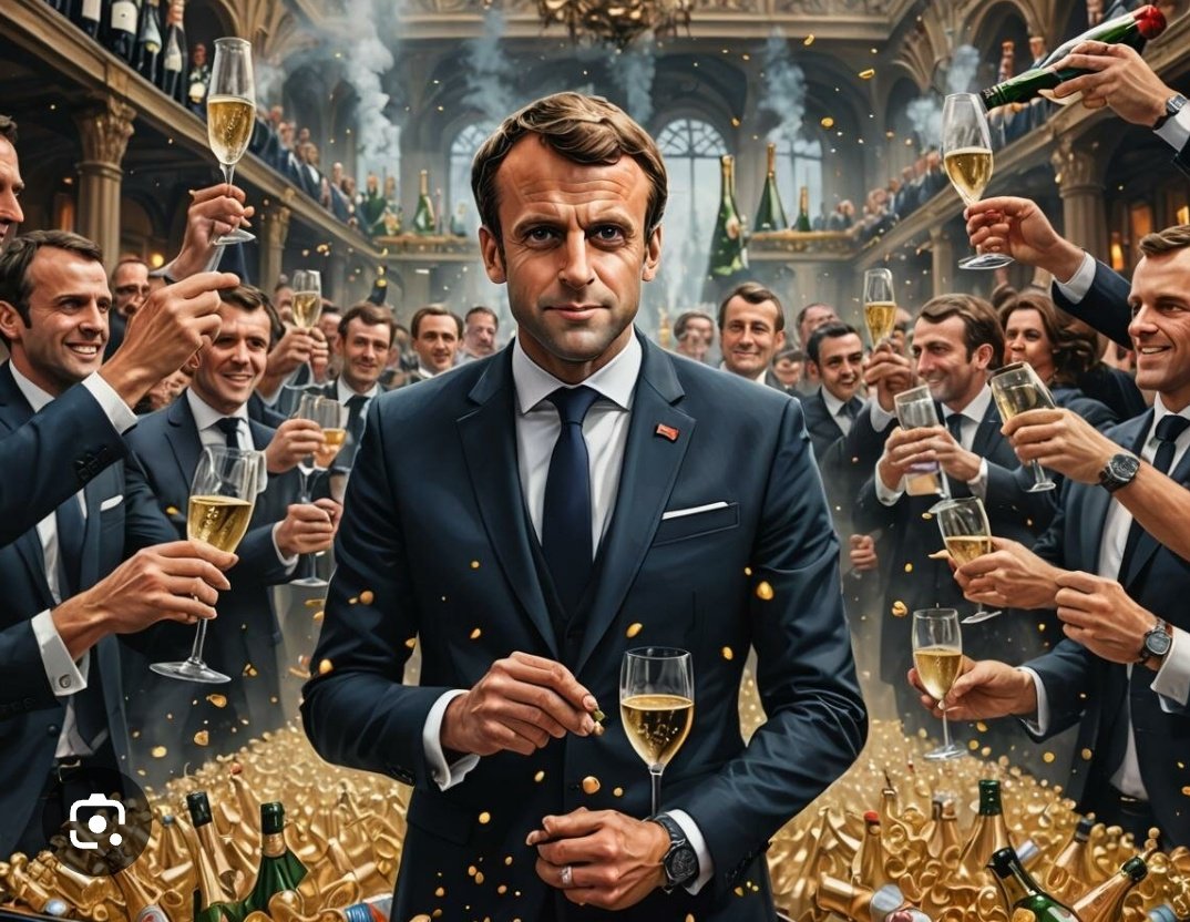 Alors qu'on demande aux français de se serrer la ceinture..  
l'Elysée commande 11 000 bouteilles de champagne.. 😳🙄😳
La Macronie a décidé de ruiner la France et de continuer à vivre dans le luxe à nos frais..
#BFMTV #Cnews #VivementLe9Juin #hdpros #ggrmc