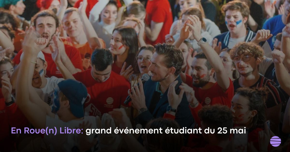 🔵[En Roue(n) Libre: grand événement étudiant du 25 mai] C'est une première ! La Métropole et @Rouen , en partenariat avec les associations étudiantes rouennaises, organisent samedi 25 mai un grand événement étudiant baptisé En Roue(n) Libre. Infos👉 urlr.me/SwV2T