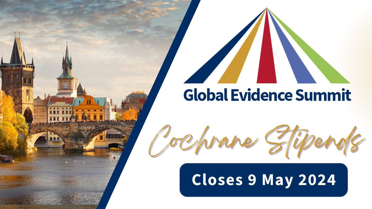 🤓 Have you checked out the @cochranecollab Stipends to attend @GESummit ? 💜 For those living & working in #LMIC or #UMIC countries buff.ly/3TGzkq2 💜 For #patients, #caregivers & #advocates buff.ly/4csddLB #GES2024