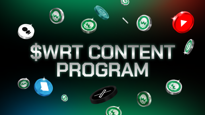 Today we have launched the $WRT Content Program You are now able to earn $WRT by creating content about WRT and Wingriders! The genesis season is now live, let’s explain everything ⚡