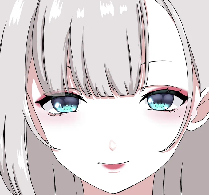 たまには真面目に描こ思ったけど目だけで力尽きた 