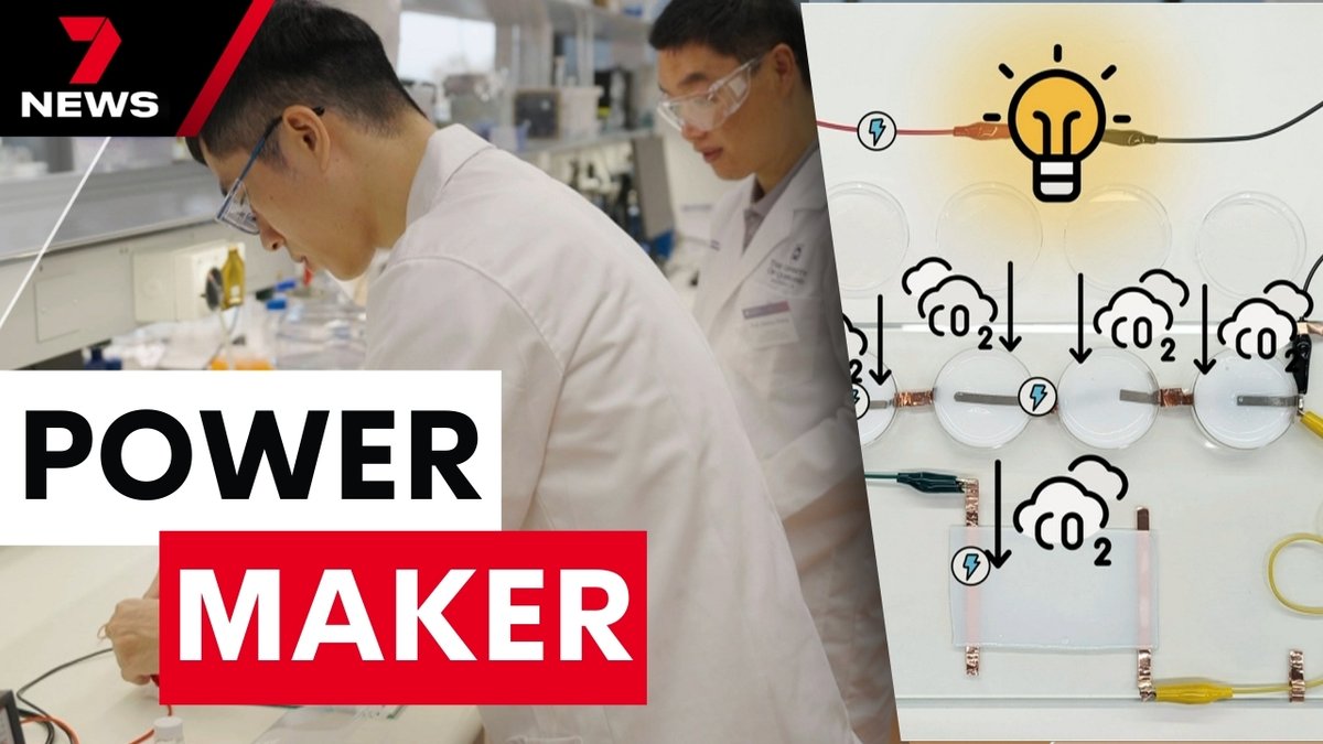 7NewsBrisbane's tweet photo. Queensland scientists have made a world-first breakthrough successfully converting C02 into electricity. The ground-breaking technology not only consumes harmful greenhouse gas emissions but uses them to generate energy.  https://t.co/PuUBsMG4S4  @samheathwood7 #7NEWS https://t.co/MXln9iYtKH
