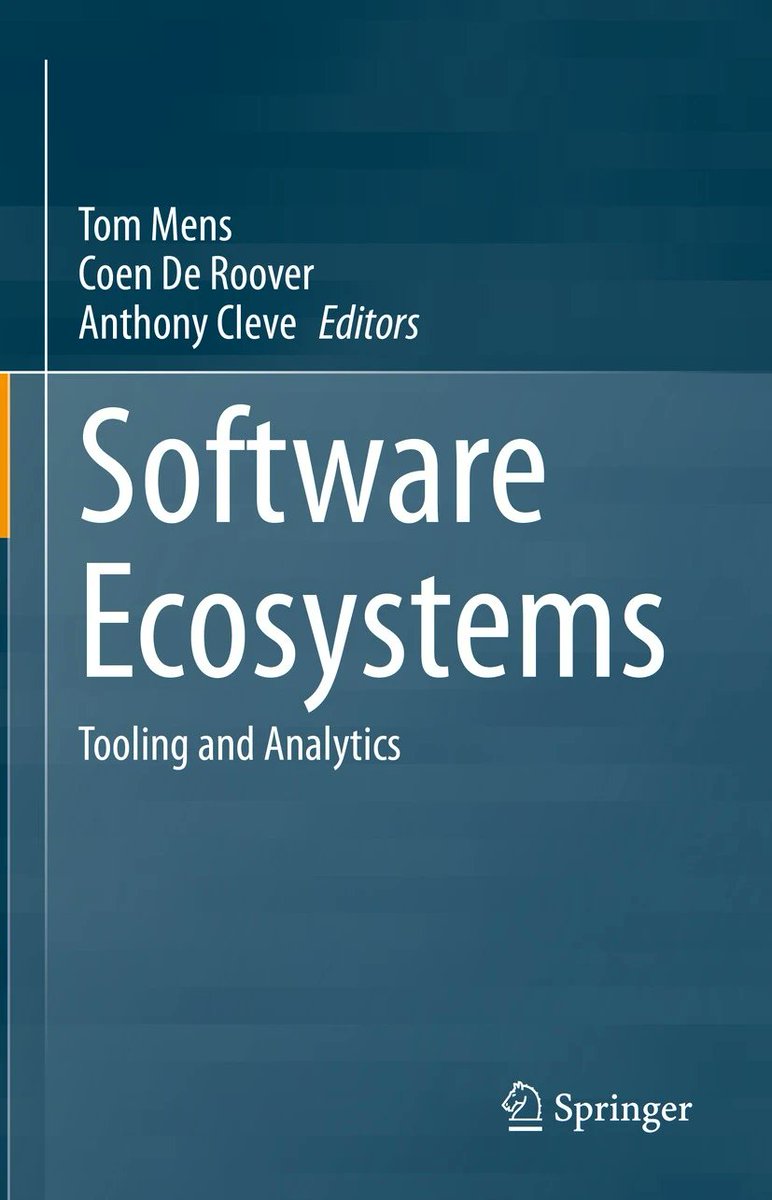 If you are attending @ICSEconf do not hesitate to go to the Springer booth to have a look at our new software ecosystems book. The book editors and many of the book chapter authors are also attending ICSE, always willing to have a chat.