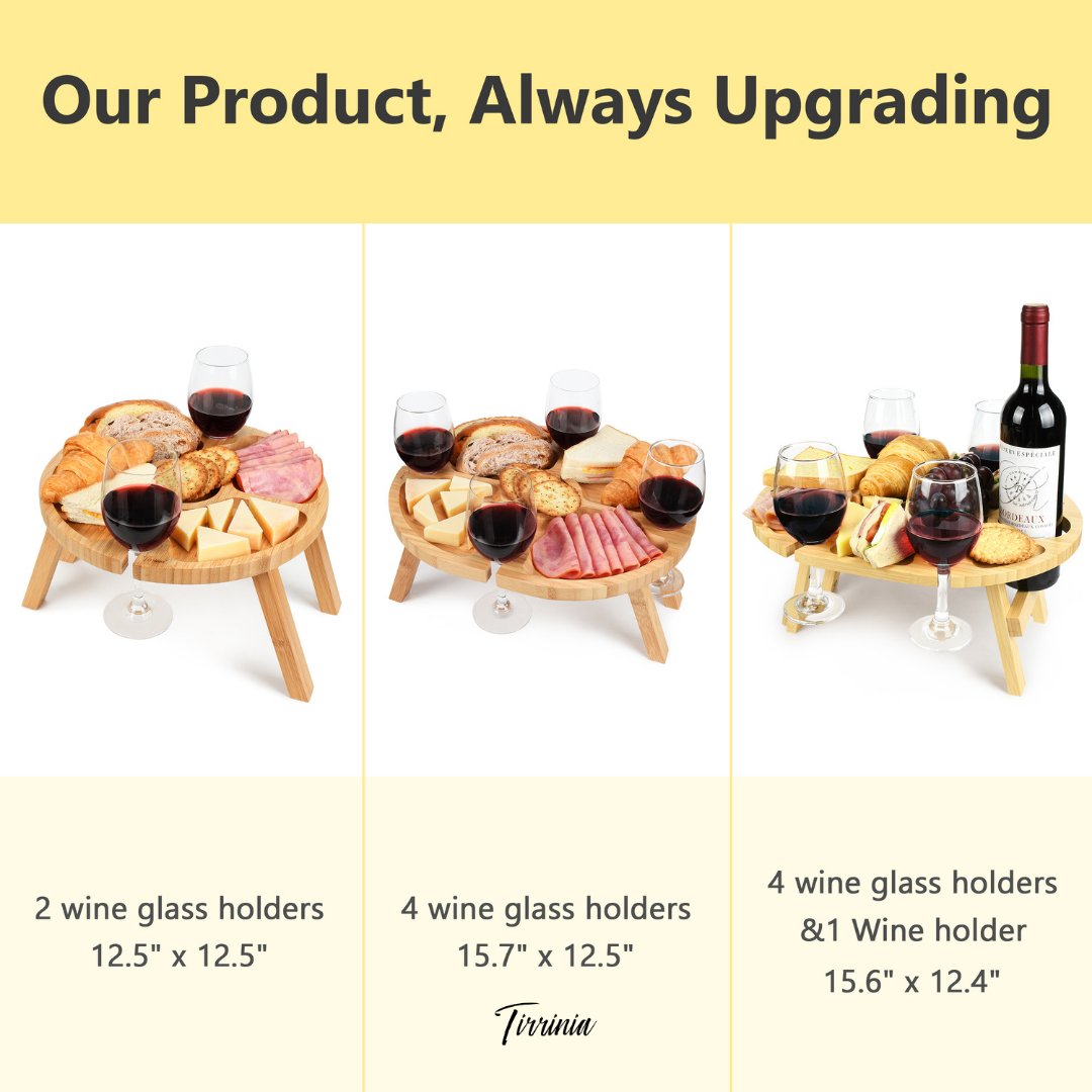 Meet the needs of different users to create different picnic tables. Which one will you choose when you are ready to prepare for a picnic?🏝🥳

🔗tirrinia.net/collections/ou…

#Tirrinia #picnictable #picnic #outdoortable #winetable #winepicnic #summerpicnic #glassholder #newproduct