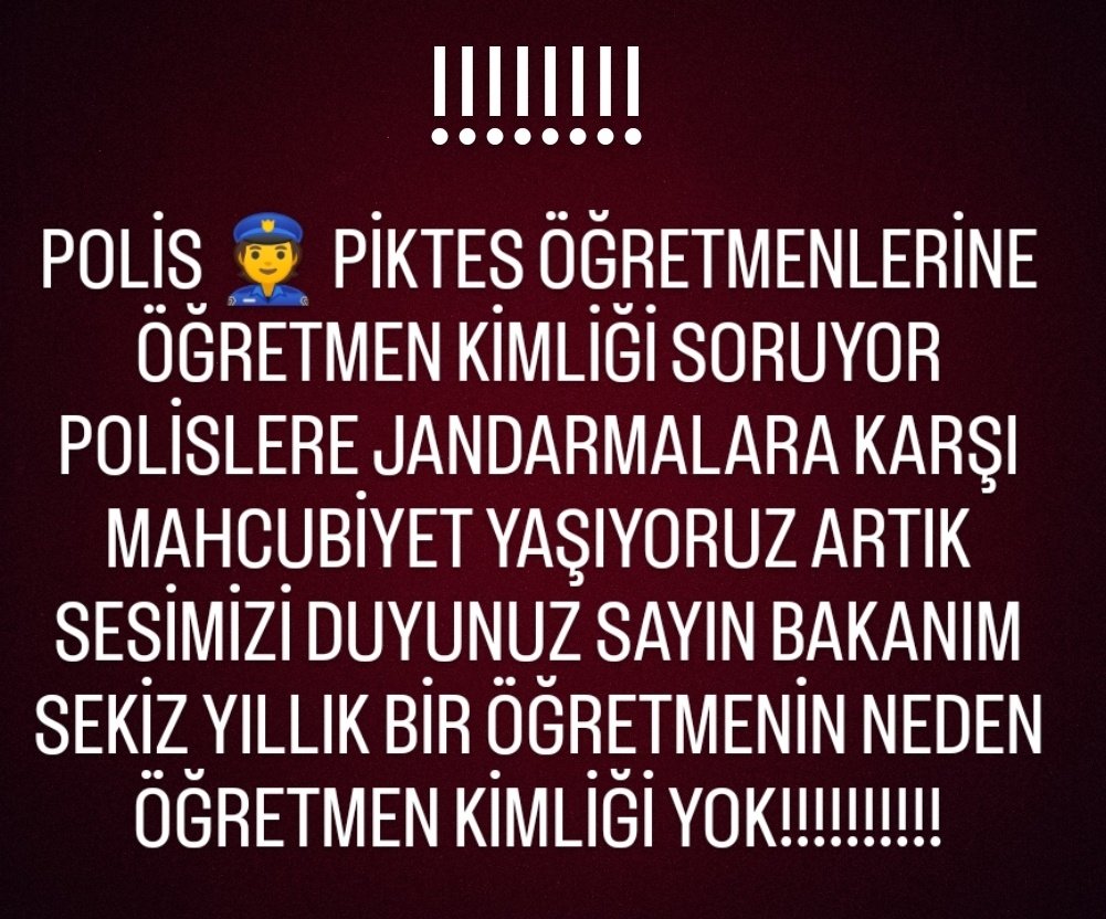 @egitimis @kademozbay_ @flashhabertvcom @fatiherturk31 @piktesogretmen @kademozbay_ @flashhabertvcom