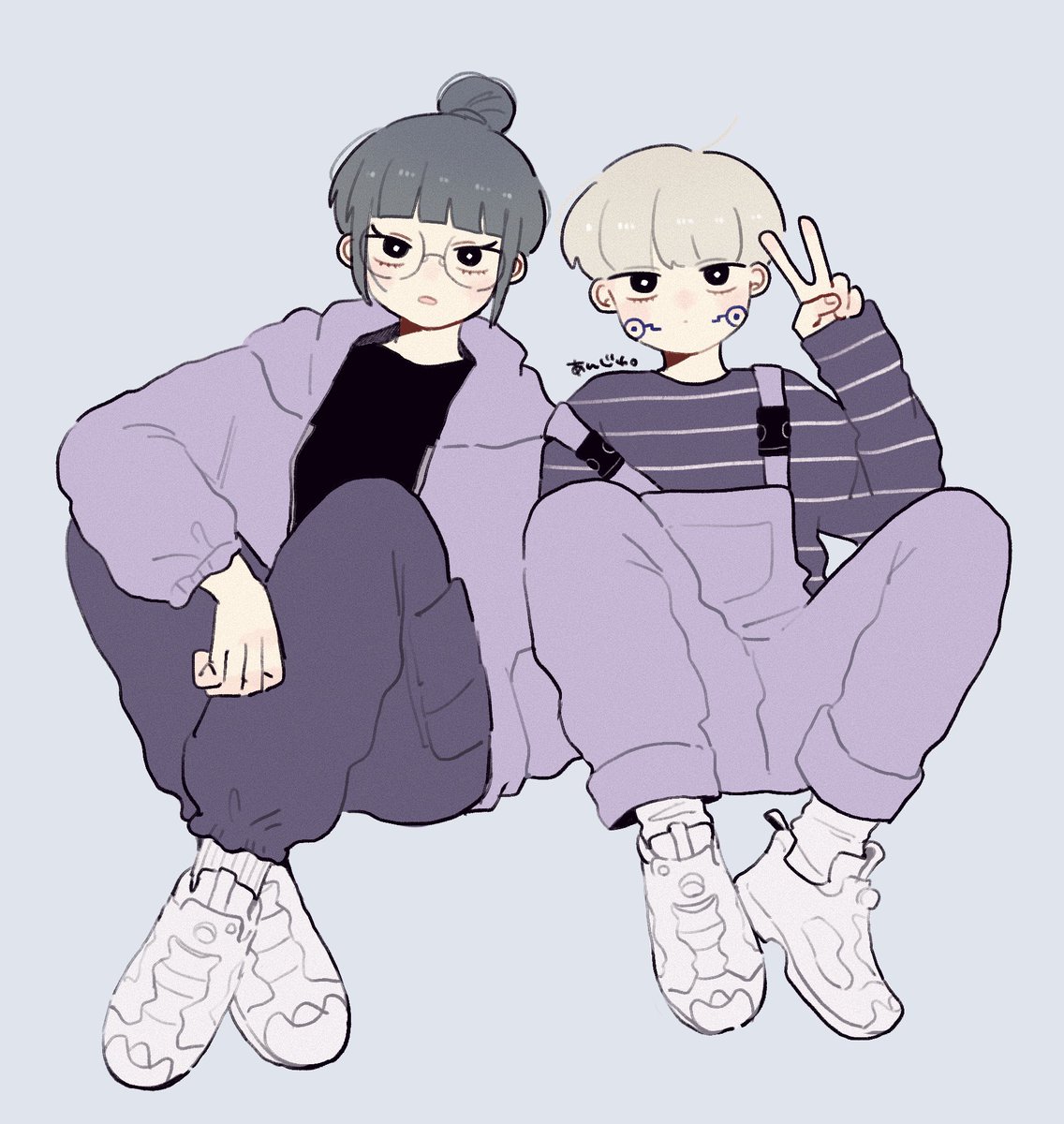 僕が描いたまきちゃんととげちゃんでも見ますか 