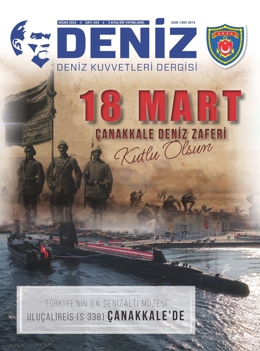 Deniz kuvvetleri Dergisi Nisan 2024 sayısı yayınlandı. dzkk.tsk.tr/Anasayfa/Dergi…
