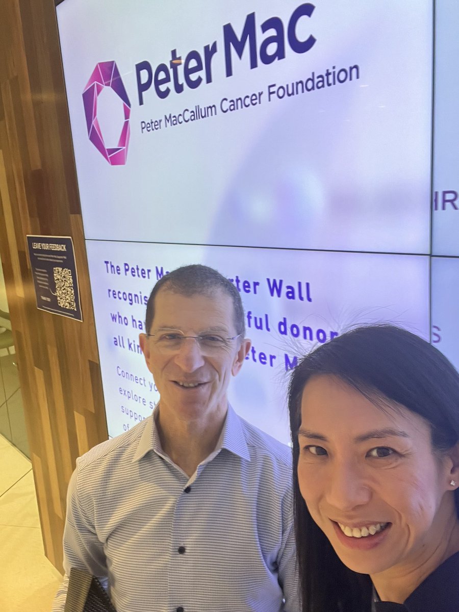 Caught up with Prof Danny Rischin at Peter Mac today - we discussed various clinical trials for cSCC including the eagerly awaited Phase 3 NRG HN014 neoadjuvant immunotherapy trial for advanced cSCC, due to open in Australia later this year! @sueyom @ndgross