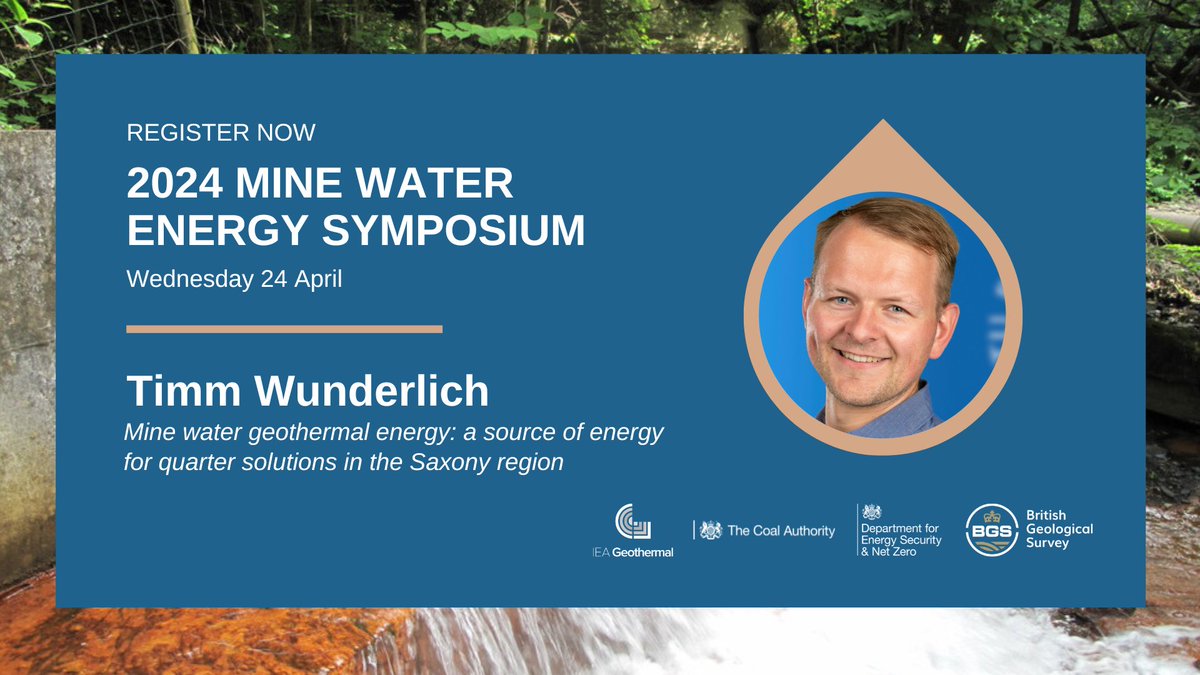 In-person tickets to the #MineWaterEnergy24 symposium now are closed but you can still register for the online event until 5PMBST Tuesday, 23 April. Here's a selection of some of the event's speakers: eventbrite.co.uk/e/mine-water-e…