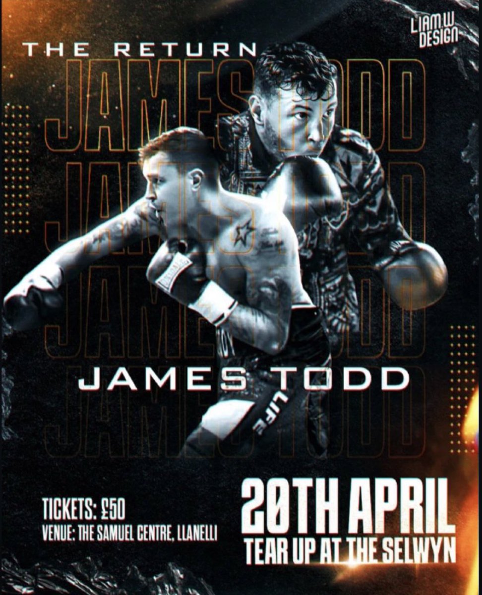 He’s back… @jamestodd5 

 #bbcsport #welshboxers #southwales #boxing #boxingwales @schedule_boxing @SkySportsBoxing @WalesOnline @BoxingNewsED