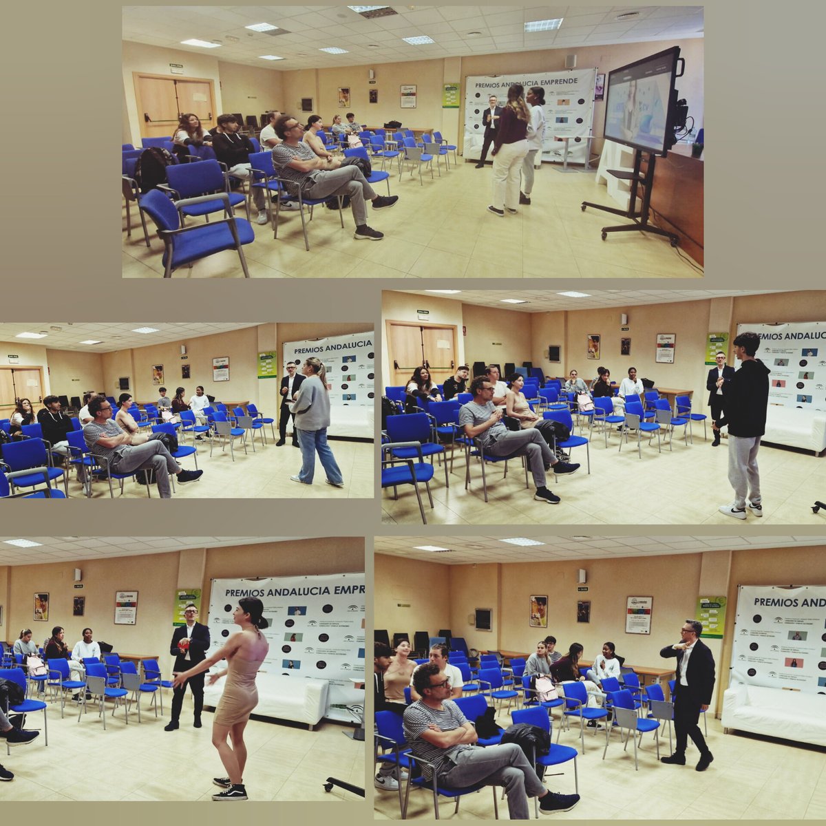 Aumnado del IPEP que cursa materias del Departamento de Economía ha visitado esta mañana el Centro Andaluz de Emprendimiento (CADE) de Cádiz y participado en un entretenido taller sobre "Elevador Pitch", impartido por D. Juan Manuel Polaina, Técnico del CADE.