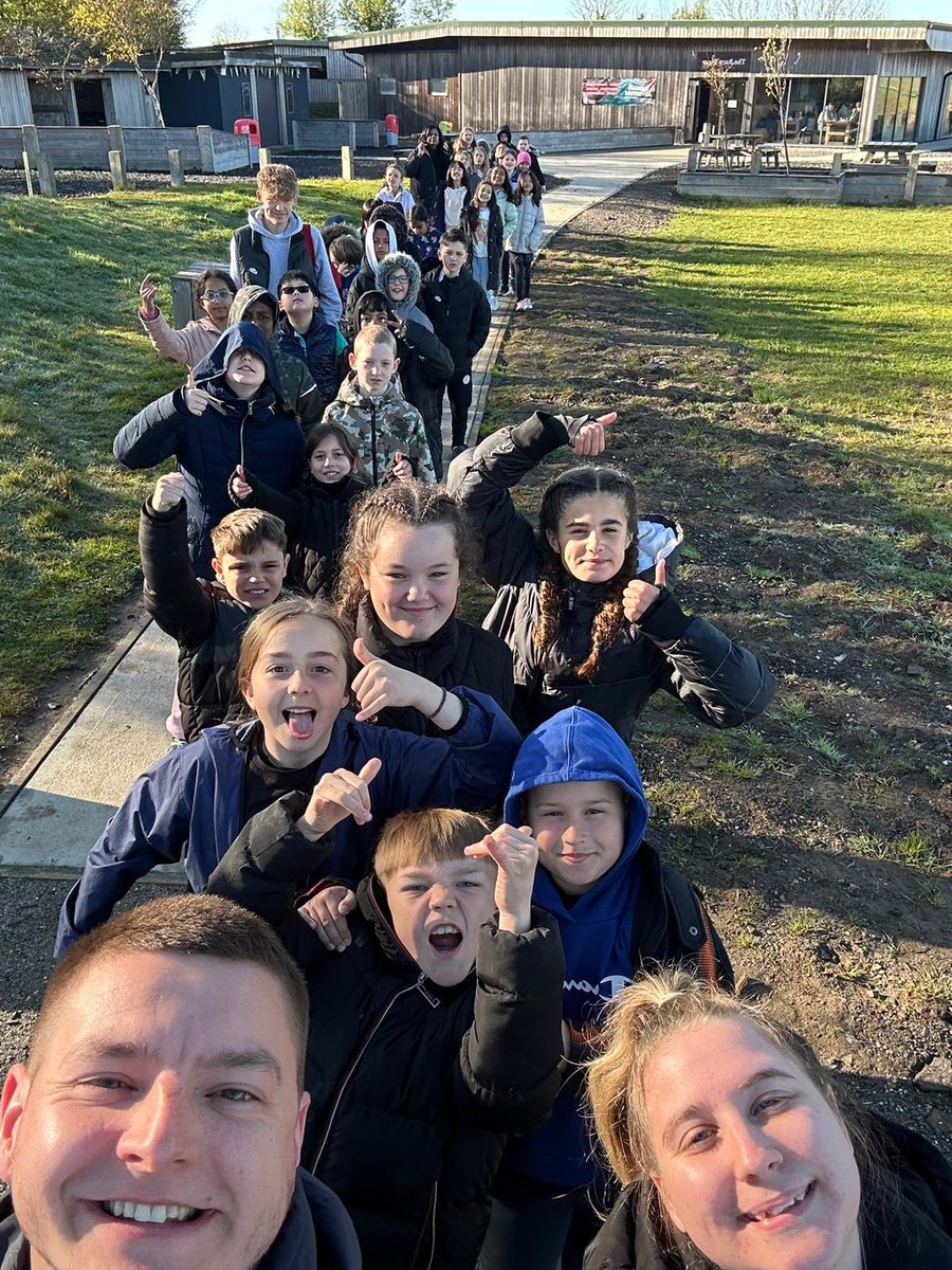BrookfieldSM3's tweet photo. Year 5 have just finished their breakfast and are ready for a fun day of surfing and coasteering 🏄‍♀️ 🌊 #BFDevon24 https://t.co/0UENvrO8nu