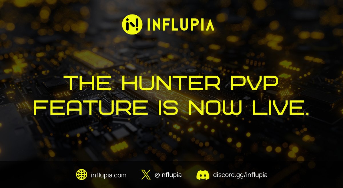 🚀 The #Influpia Hunter PvP feature is now live on #MerlinChain

⚔️ Use your power and strategy in dynamic hunts to 
compete for unclaimed $ING and LOOT rewards.

🎉 Join the action now!

medium.com/@Influpia./the…