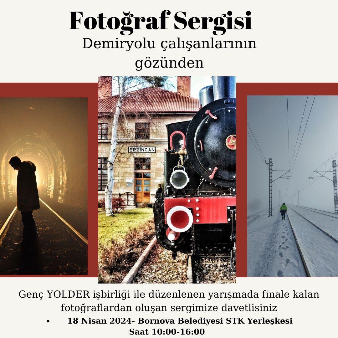 Demiryolu Çalışanlarının Gözünden Fotoğraf Sergisi

Bornova STK Yerleşkesi üyelerimizden Genç YOLDER işbirliği ile düzenlenen yarışmada finale kalan fotograflardan oluşan sergiye davetlisiniz…

18 Nisan 2024 
Bornova Belediyesi STK Yerleskesi
Saat 10:00-16:00