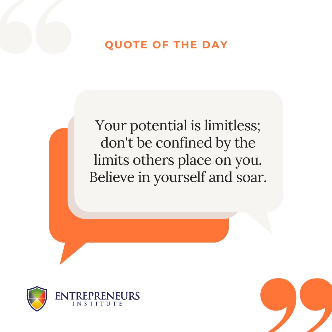Break free from the constraints of doubt. Your potential knows no bounds. Believe in yourself and reach for the stars. ✨

#BelieveInYourself #Limitless #ThursdayThoughts