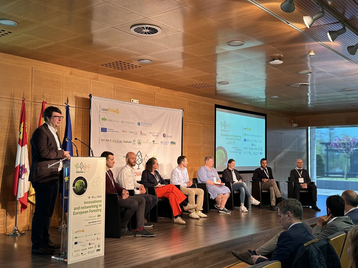 Oneforest_H2020's tweet photo. #ONEforestFinalEvent Session 1 begins!
👉 Discover the key achievements and results from 36 months of work in @Oneforest_H2020 by our project coordinator and work package leaders!

#forestmanagement #H2020 #EUforest #INNOVAForONE https://t.co/dTTNqEfduf
