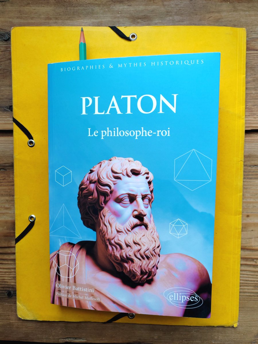 📖 « Platon, Le philosophe-roi » est sorti ! Je vous invite à vous procurer cet ouvrage d'Olivier Battistini, maître de conférences émérite en histoire grecque à l'Université de Corse. Préfacé par Michel Maffesoli, professeur émérite en Sorbonne. @Battistini2A02 @michelmaffesoli