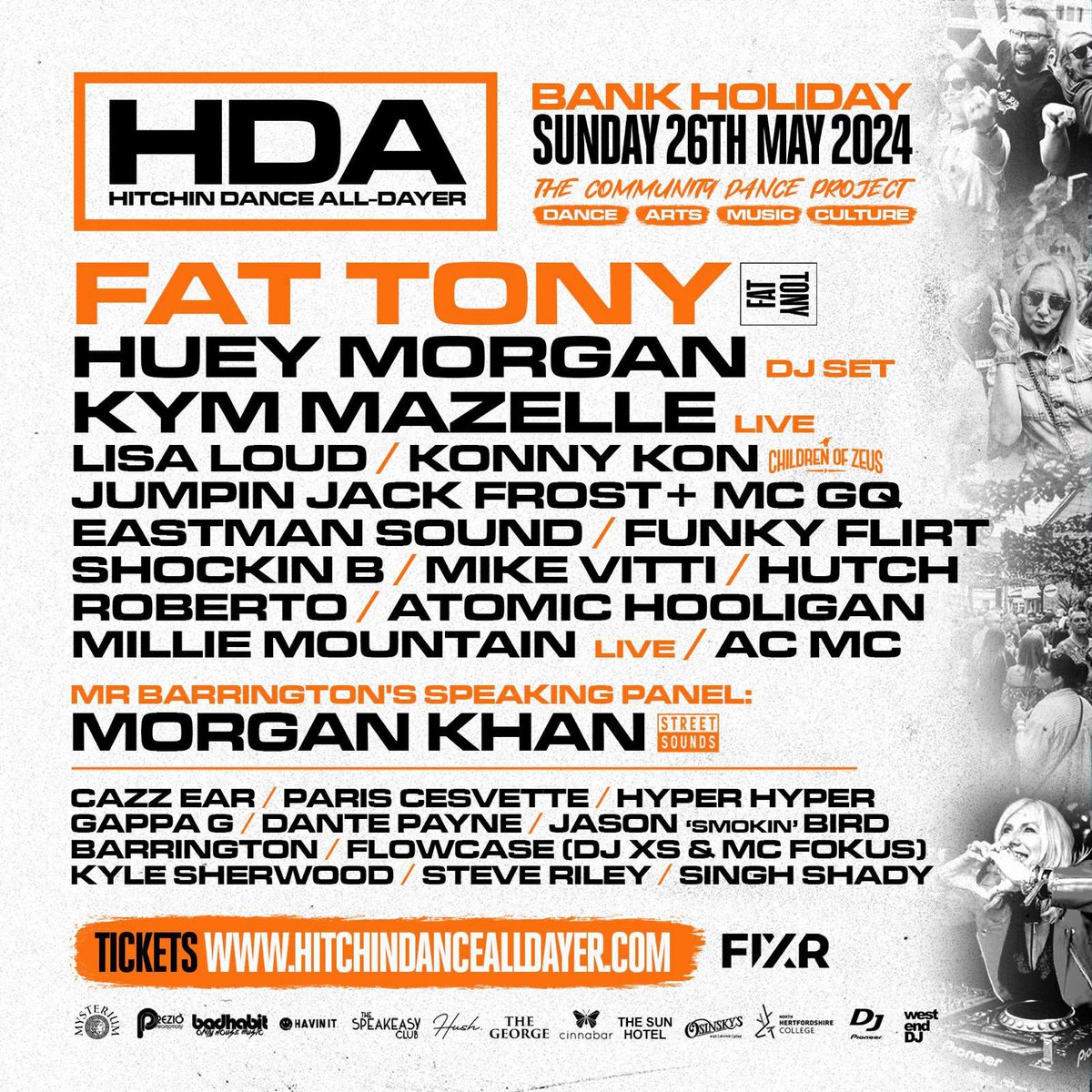 EastmansoundUk's tweet image. Hope your all well 1❤️ to the family👍🏼 look out for the May bank holiday weekend Sunday 26th May HDA Hitchin Dance all-Day
Catch Funky Flirt n Shockin doing a set with me there also doing a Rave to DnB set the sets are at two different venues one ticket!