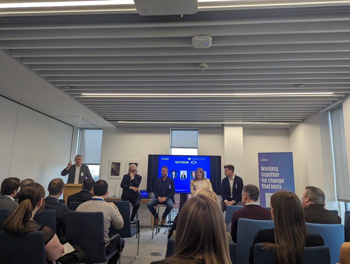 At @kpmguk for NED Forum today with my Digital Trustees hat on. Good to see @Theresa_Shearer on the panel representing third sector board experiences. I'll be here if any tech sector folks want to chat about joining a charity board.