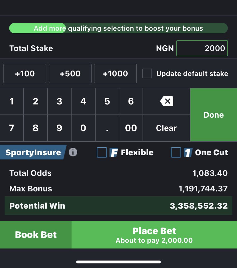 Good morning BILLIONAIRES💰
I stayed up all night working on different picks,be rest assured we are winning today
1k odds✅
400 odds✅
100 odds & 2 odds✅ will drop by 10:00am after my final correction
Good luck to us🍀