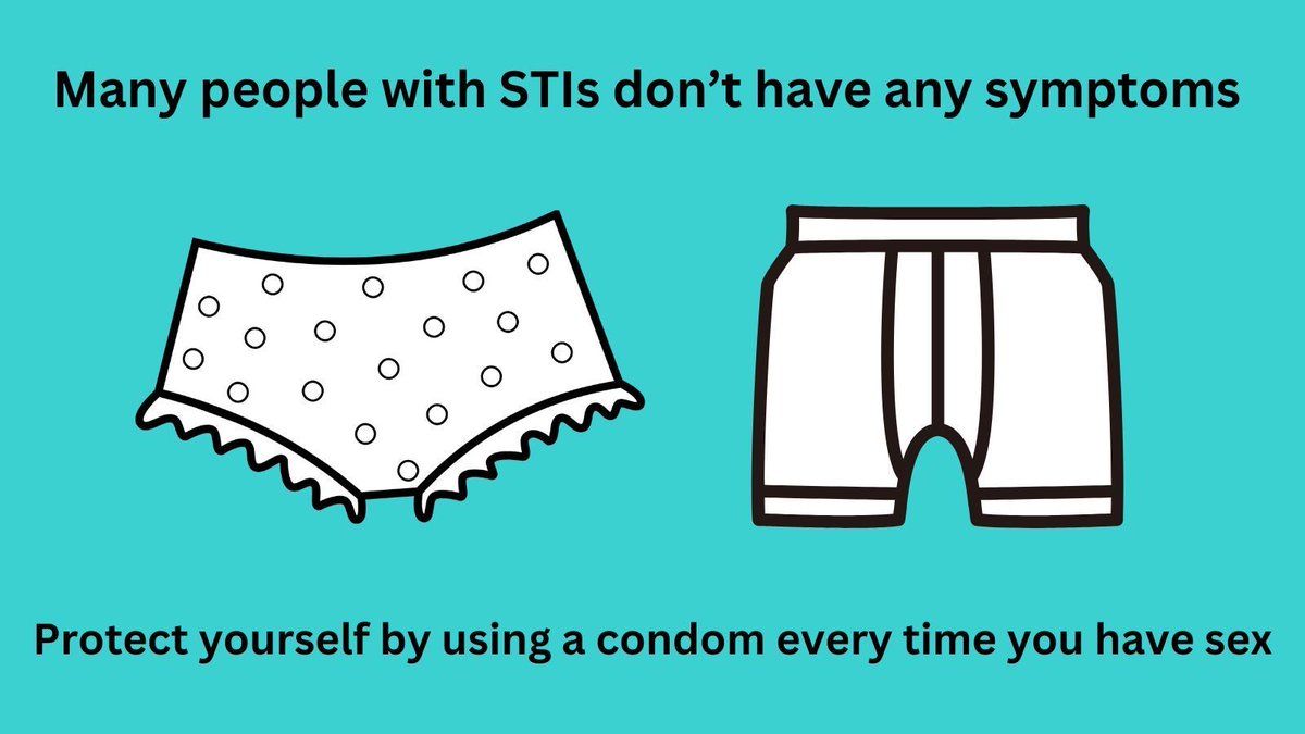 Many people don't show symptoms when they have a sexually transmitted infection. Use a condom every time you have sex to protect yourself and prevent the spread of STIs. nhsinform.scot/campaigns/how-… #sexualhealth #prevention