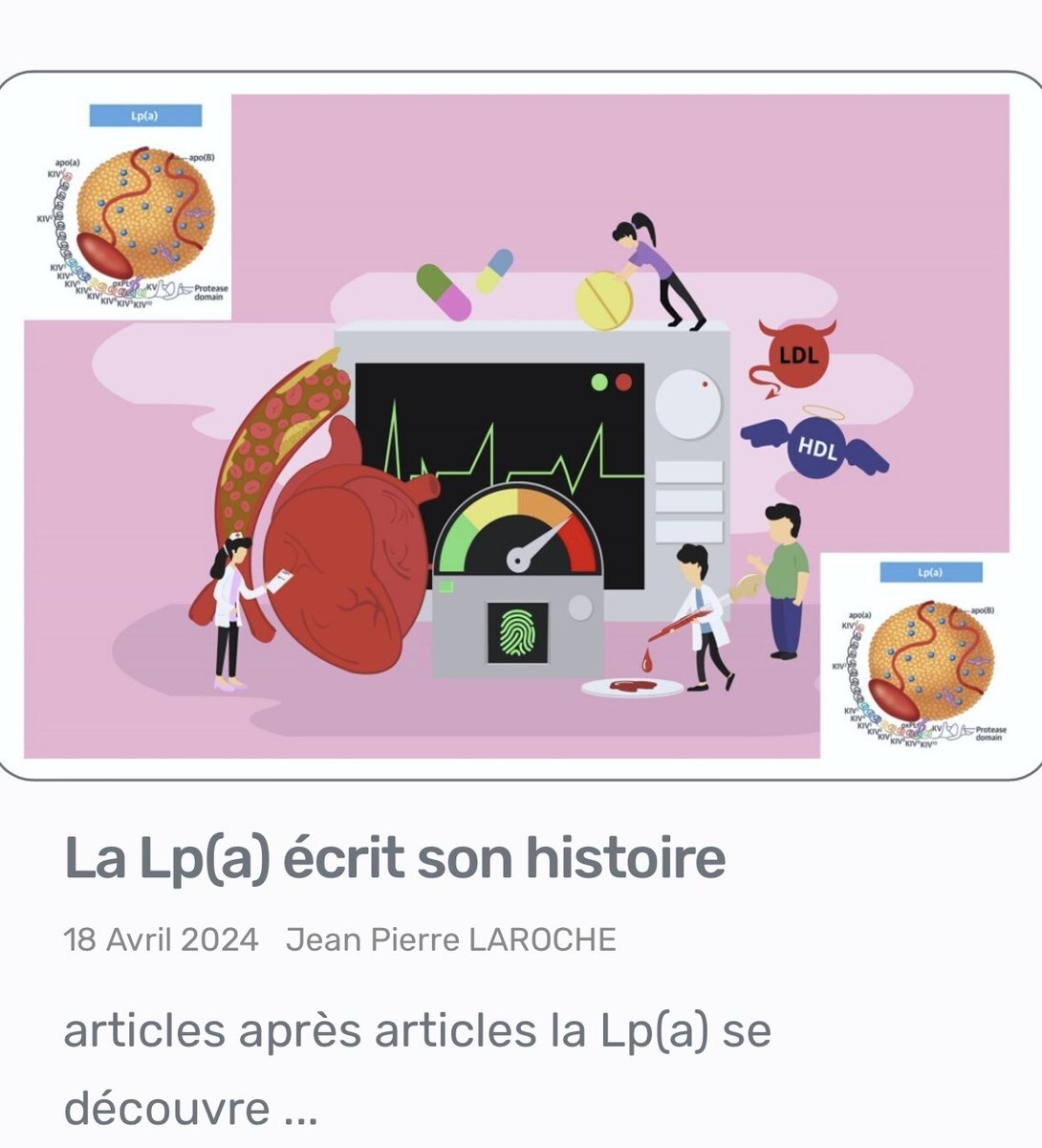 La Lp(a) écrit son histoire medvasc.info/archives-blog/… @BNacerra @NicoleKuderer @AfakNsiri @NATFthrombosis @bbikdeli @MarcBlondon @LuciaMazzolai @vic_pallares @VijaySelvarajMD @CarsinMichel @CorinneFrereMD @SFTHemostase @MedVasc_HEGP @ReubenVeerapen @mdrechsler @Cihan_Ay_MD