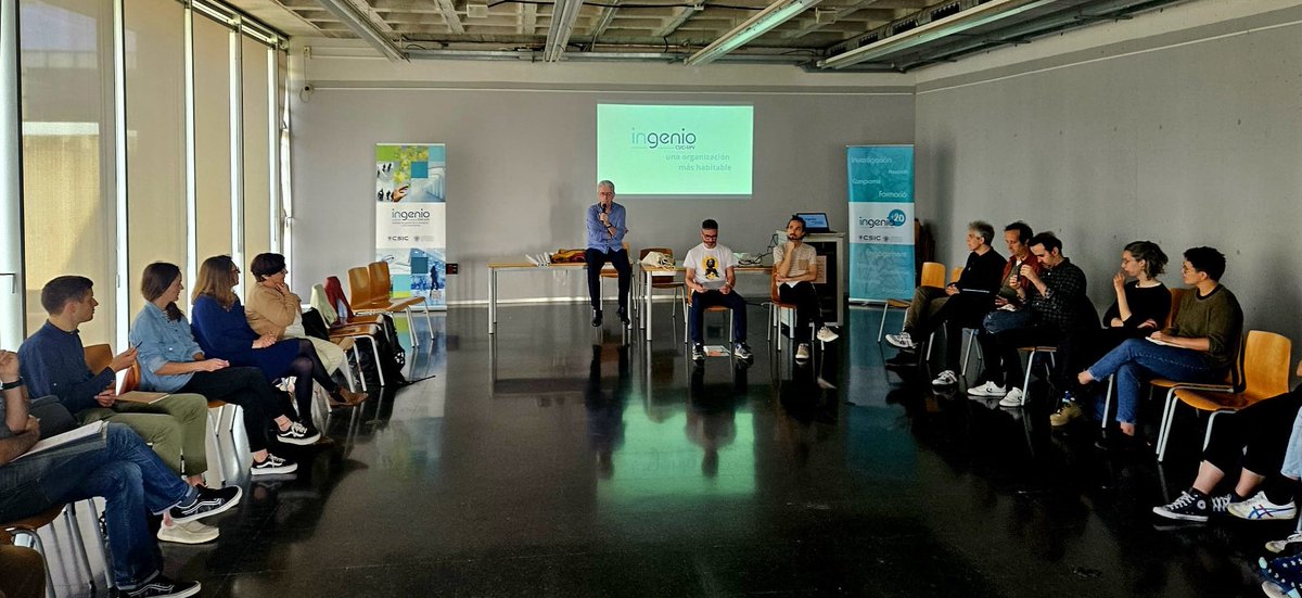 INGENIO (CSIC-UPV) (@ingenio_csicupv) on Twitter photo ‼ INGENIO IN PROGRESS
Nuestro equipo arranca una jornada en la que hablará de procesos de cotrabajo más efectivos y abordará los retos del instituto para los próximos años.
<a href="/UPV/">Universitat Politècnica de València</a> <a href="/CSIC/">CSIC</a> <a href="/CSICval/">Casa de la Ciència CSIC València</a> <a href="/UpvInnovacion/">UPV-innovación</a> <a href="/CPInnovacion/">CPI - UPV | Ciudad Politécnica de la Innovación</a> <a href="/SandraBoni4/">Alejandra (Sandra) Boni</a> ‼ INGENIO IN PROGRESS
Nuestro equipo arranca una jornada en la que hablará de procesos de cotrabajo más efectivos y abordará los retos del instituto para los próximos años.
<a href="/UPV/">Universitat Politècnica de València</a> <a href="/CSIC/">CSIC</a> <a href="/CSICval/">Casa de la Ciència CSIC València</a> <a href="/UpvInnovacion/">UPV-innovación</a> <a href="/CPInnovacion/">CPI - UPV | Ciudad Politécnica de la Innovación</a> <a href="/SandraBoni4/">Alejandra (Sandra) Boni</a>