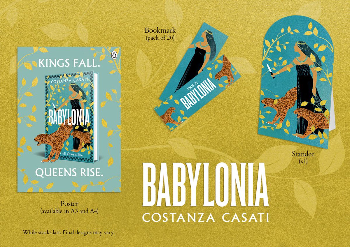 INDIES & BOOKSELLERS 🚨 We have this great POS for Babylonia by @costanzacasati which is coming this July! If you would like some please let me know! 🐅