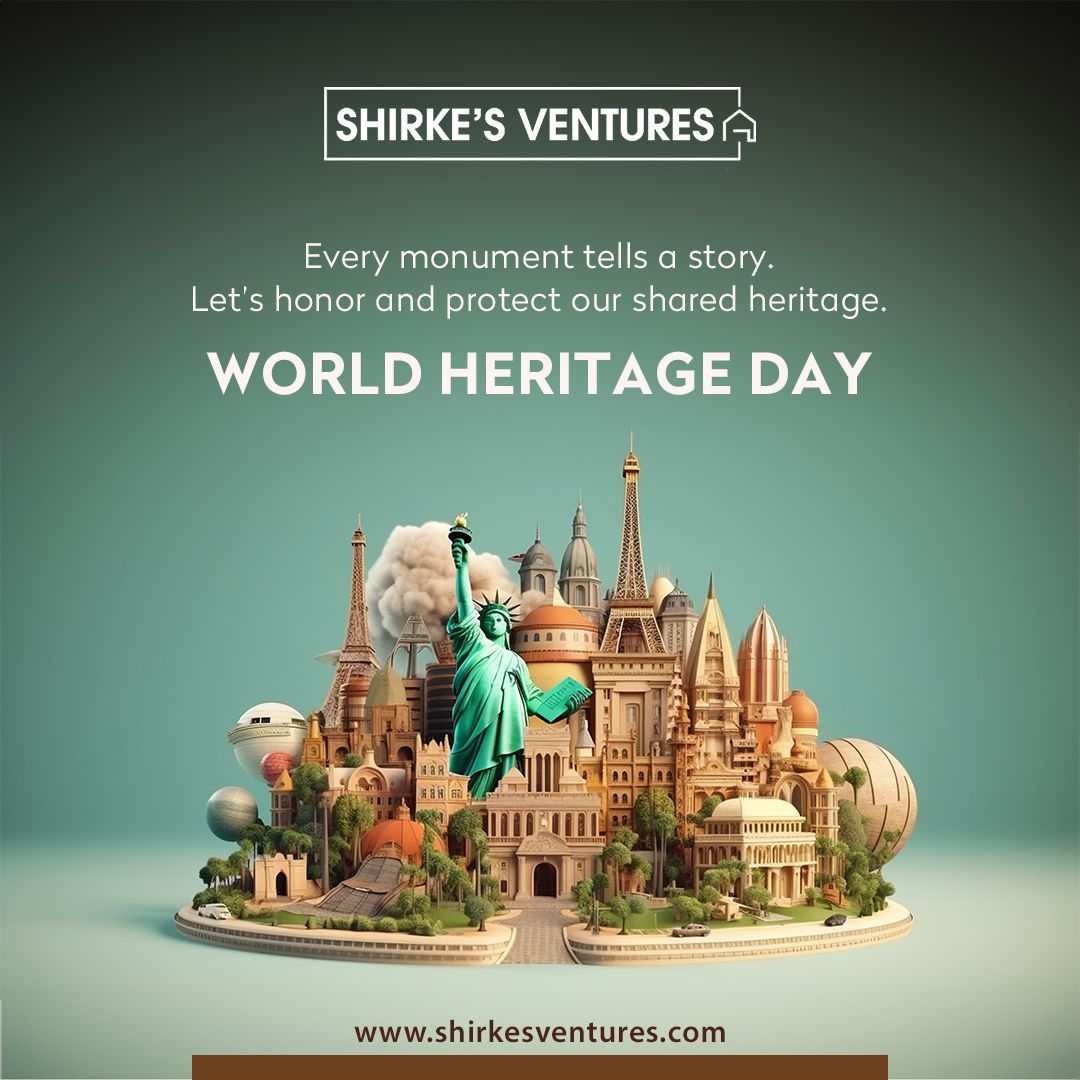 Celebrating the diverse tapestry of our world's cultural and natural wonders on World Heritage Day!
.
.
.
.
#PreserveOurLegacy #WorldHeritageDay
#CulturalHeritage #OurSharedHistory
#ProtectOurHeritage #UNESCO
#HeritageConservation #Shirkesventures