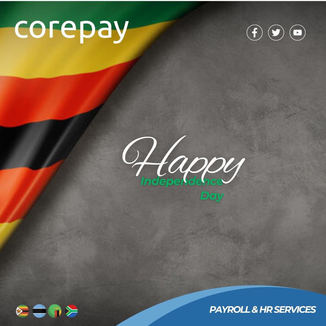 Happy Independence Day folks!

#payroll #payrollservices #statutorycompliance #CorePay #April18 #Zimbabwe