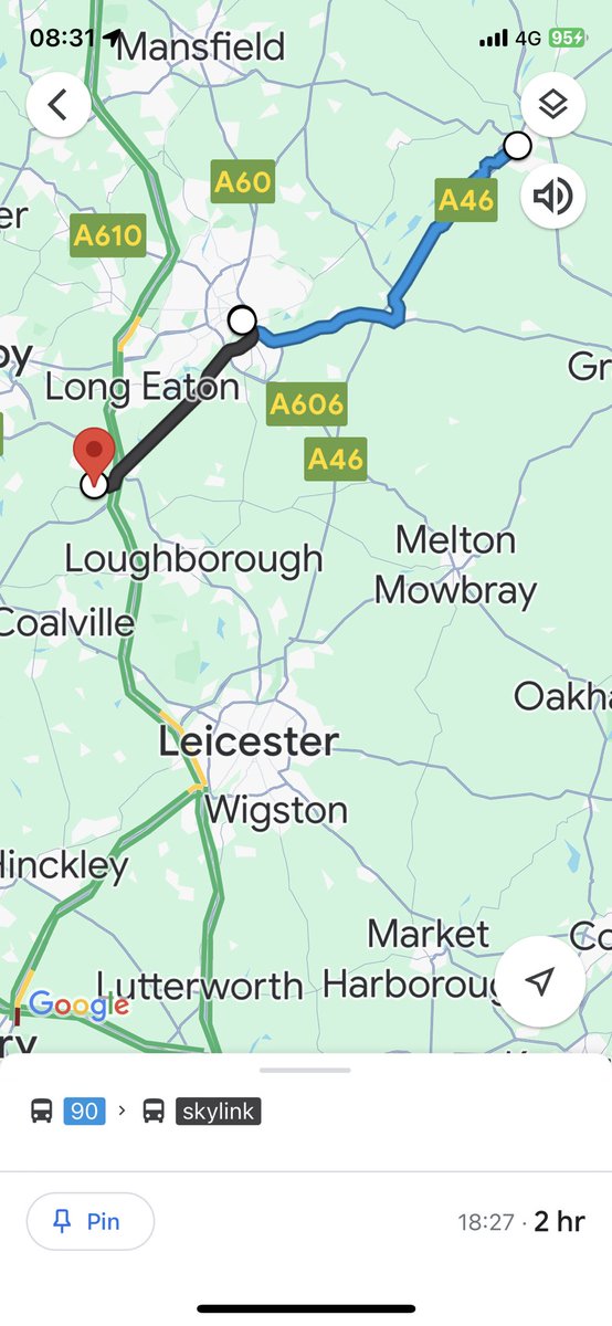 northridgejames's tweet photo. Out again on another bus adventure. 

Here’s the itinerary: 
#thesixes 6.1 Derby > Bakewell 
#218peakline Bakewell > Sheffield
X2 Sheffield > Doncaster
99 Doncaster > Retford 
37 Retford > Newark 
90 Newark > Nottingham 
#skylinkexpress Nottingham > EMA 
#skylinkderby EMA > Derby https://t.co/m64QpvbI6U