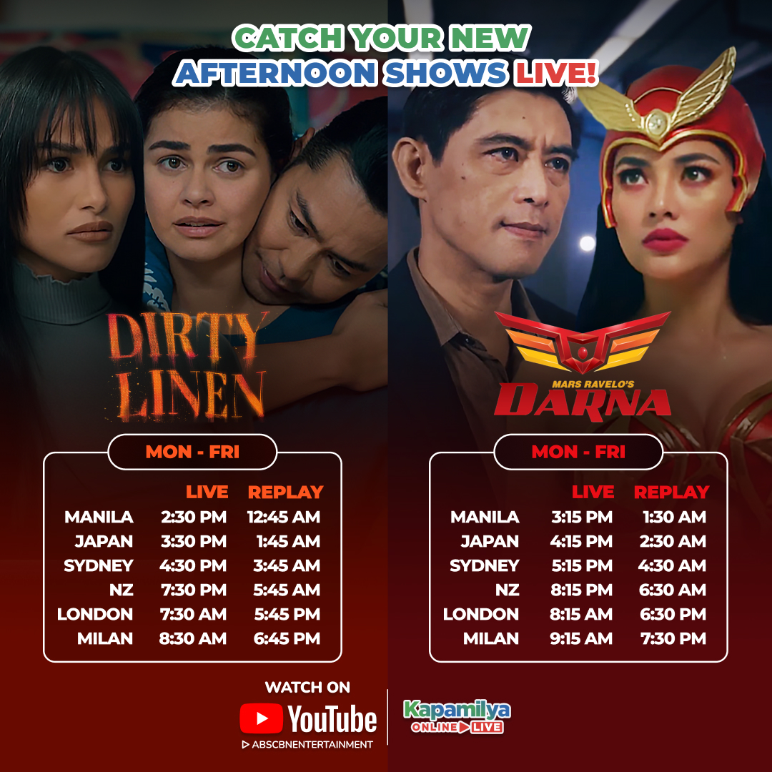 Painit nang painit ang mga eksena sa #DirtyLinen and #Darna! ❤️‍🔥  

Watch it LIVE or ON REPLAY only on #KapamilyaOnlineLive!