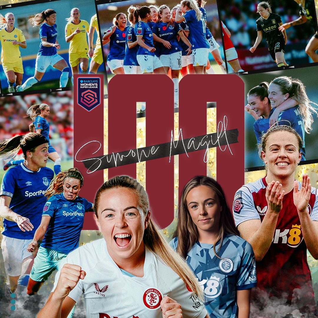 Very proud to have reached 100 WSL appearances last night. Some very special memories throughout the years 😊