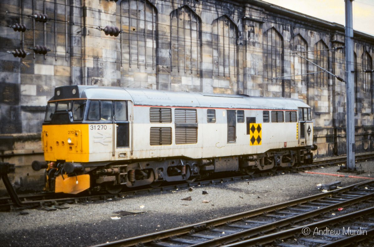#ThirtyOnesOnThursday
An engine that looked good in nearly all the liveries it carried over the years. Coal sector liveried 31270 in the Wall Siding at Carlisle.
