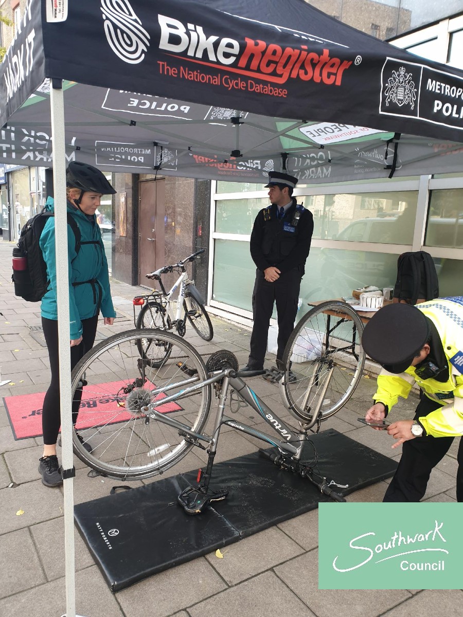 Protect your bike from theft 🚲 Come and get your bike security marked and registered by local police 🗓️ Tuesday 23 April ⏰ 2pm – 4pm 🗺️ Southwark College, SE1 orlo.uk/PQPzi