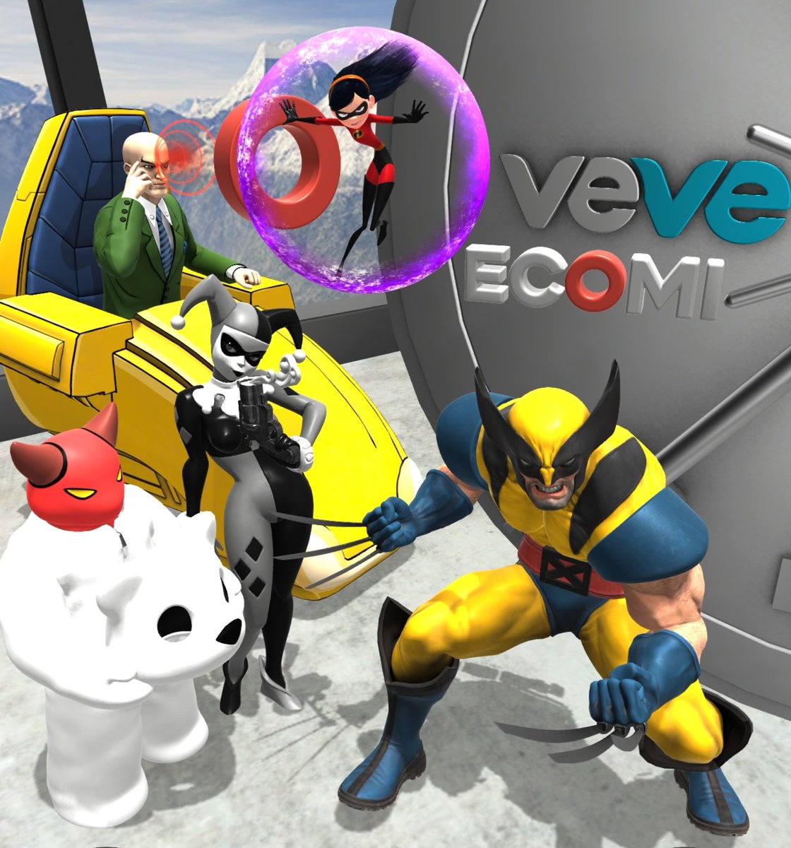 The Furocious Five 💥💥💥 @veve_official 🦣 #veve #vevefam #Wolverine #VeveVerse #CollectorsAtHeart 🩵⭕️