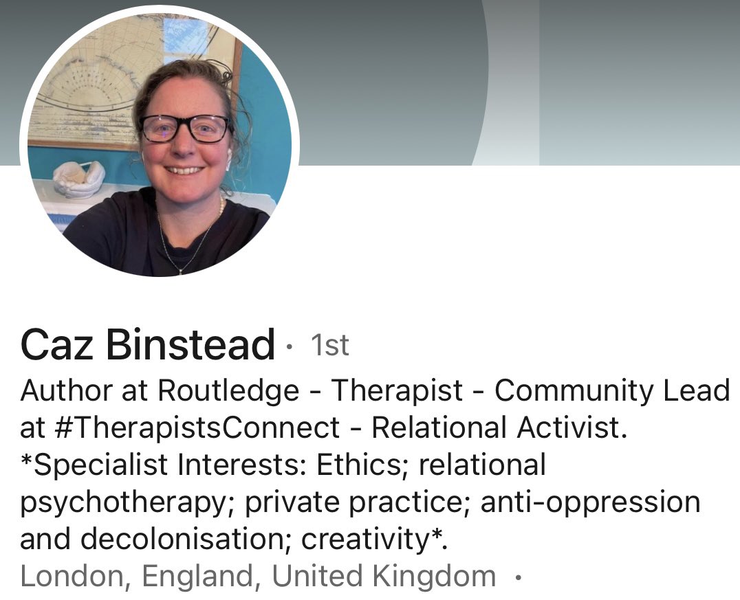 Apparently some doppelgänger has set up a LinkedIn account for me… 😉 😅 . Find me there if you want to! (Never say never, right?!) #TherapistsConnect